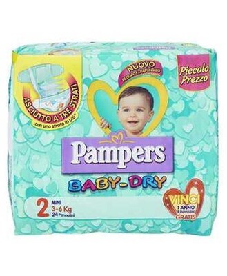 PAMPERS BABY DRY MINI X 24 6