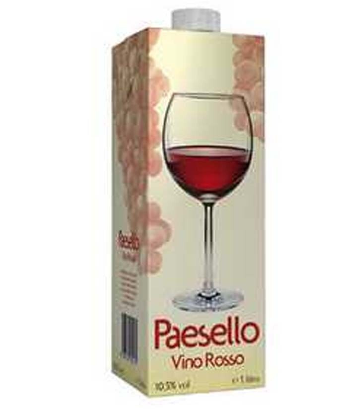 PAESELLO VINO ROSSO C TAPPO BRIK LT 1 10 5 15