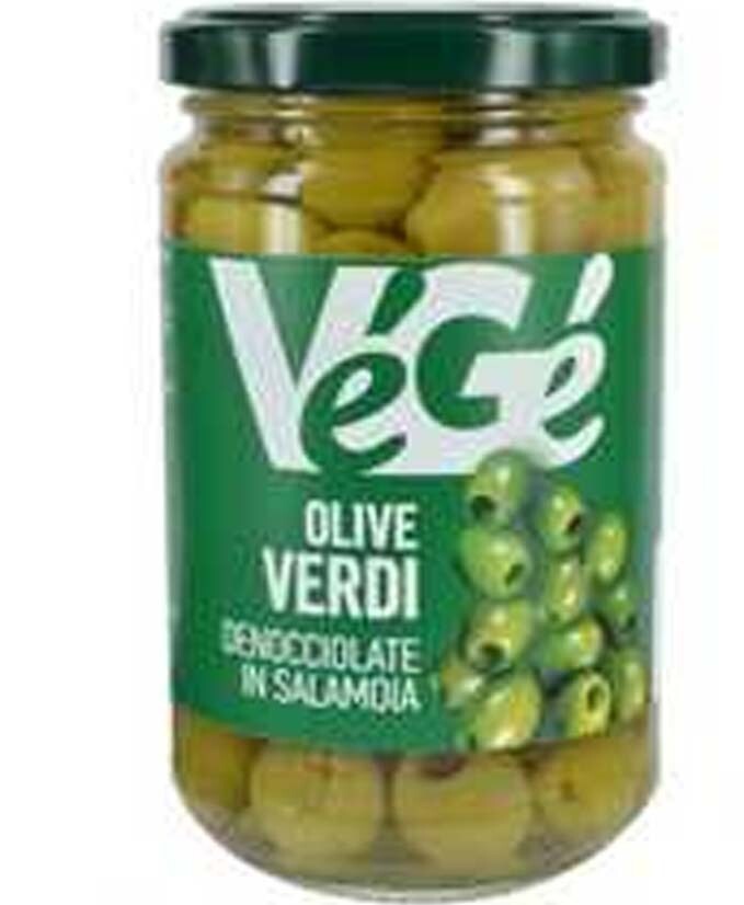 OLIVE VERDI SNOCCIOLATE V VETRO GR 290 12 DELIZIE