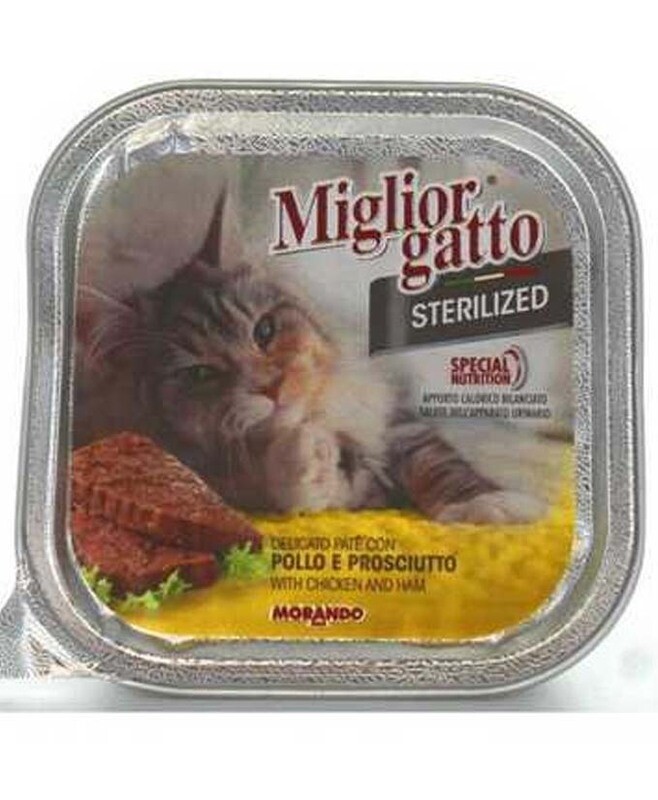 MIGL GATTO PATE STERIL POL PROSC GR 100 32