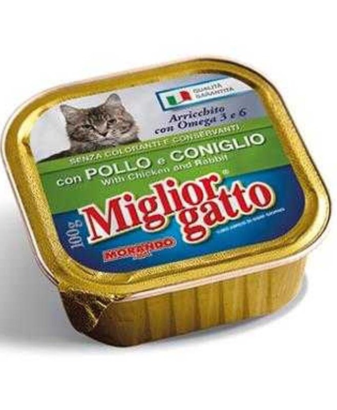 MIGL GATTO PATE POLLO CONIG VASCH GR 100 32
