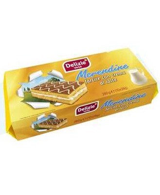MERENDINA FARCITA CREMA LATTE GR 280 12 DELIZIE