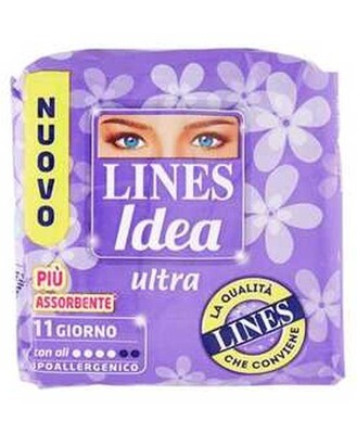 ASSORBENTI EST. LINES IDEA ULTRA GIORNO ALI X9 PZ