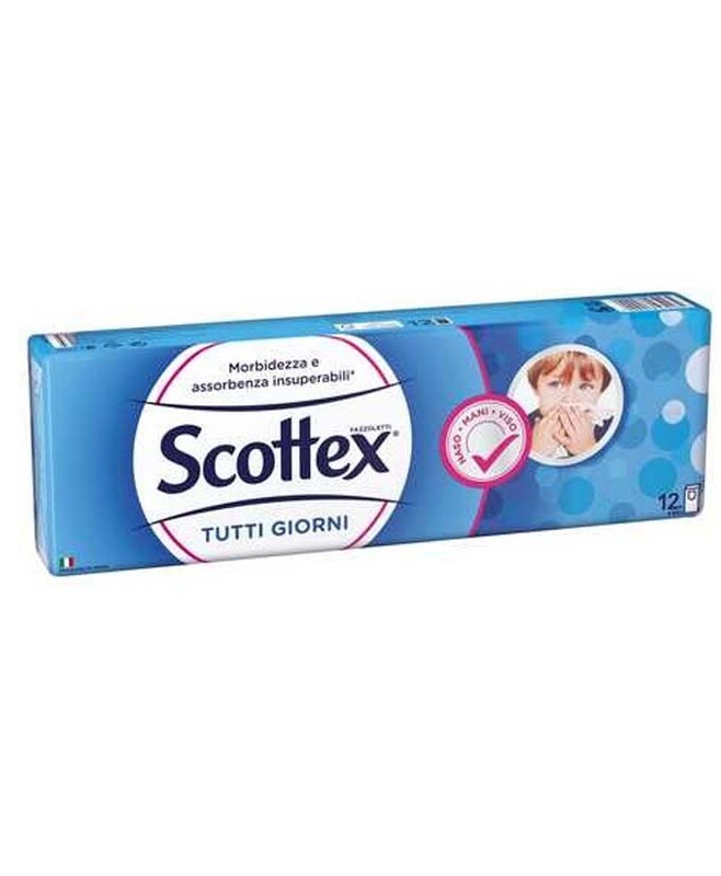FAZZOLETTI NASO SCOTTEX POCKET X 12 PZ FAZZOLETTI NASO SCOTTEX POCKET X 12 PZ