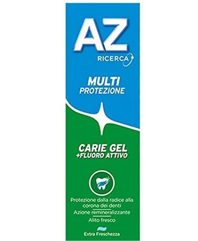 DENTIFRICIO AZ DENT PROT CARIE GEL 75ML 24 DENTIFRICIO AZ DENT PROT CARIE GEL 75ML 24