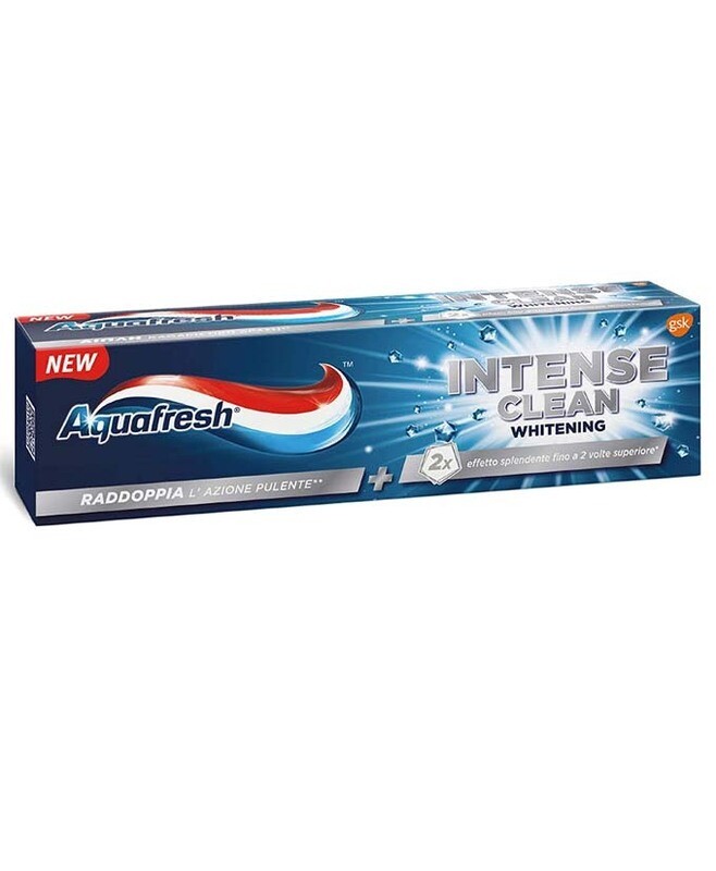 DENTIFRICIO AQUAFRESH INTESNS CLEAN WHITEN ML 75 12 DENTIFRICIO AQUAFRESH INTESNS CLEAN WHITEN ML 75 12
