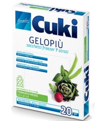 CUKI SACCH GELOPIU MEDI X20 LT2 5 23X32 24