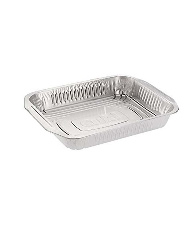 VASCHETTE ALLUMINIO 6 PORZIONI CUKI. 2 PZ SENZA COPERCHIO