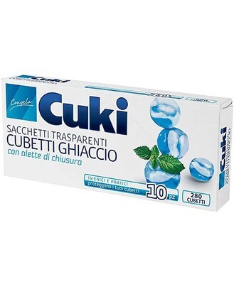 CUKI SACCH CUBETTI GHIACCIO X10SAC 280CUB 24