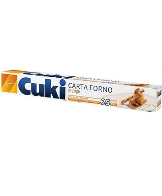 CUKI CARTA FORNO FOGLI 25 F 24