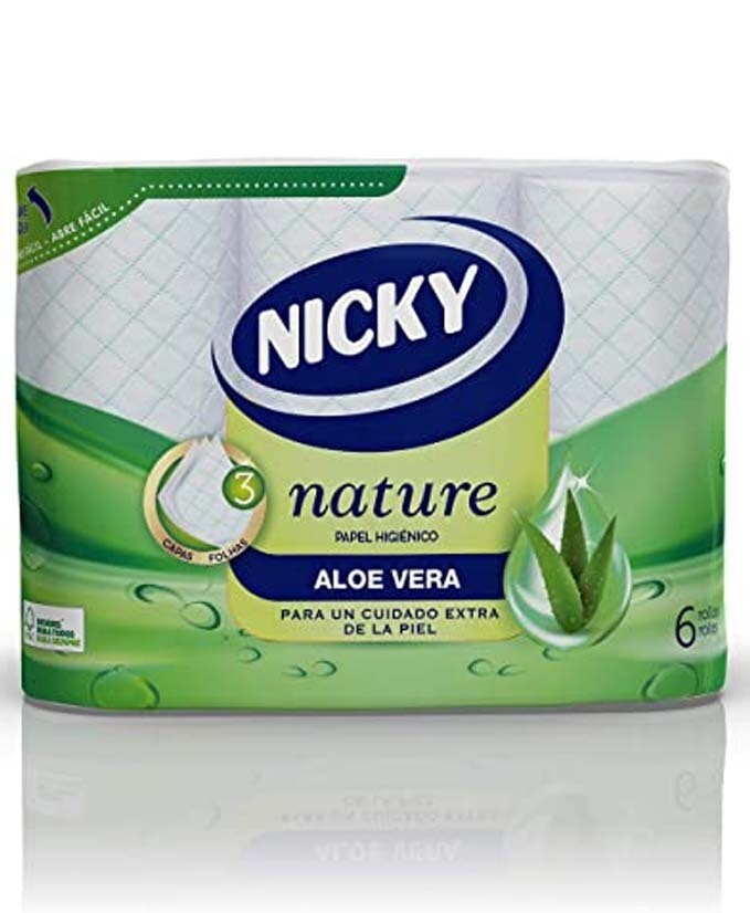 CARTA IGIENICA NICKY NATURE 3V DEC PROFUM 6ROT 7