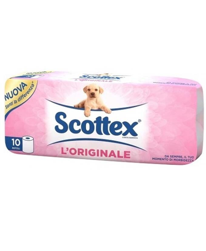 CARTA IGIENICA SCOTTEX 10 ROTOLI 12