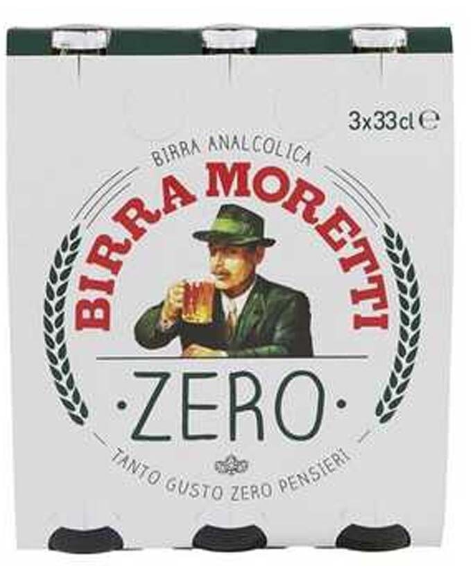 BIRRA MORETTI ZERO ANALCOLICA CL 33 X3 VAP 8 DO