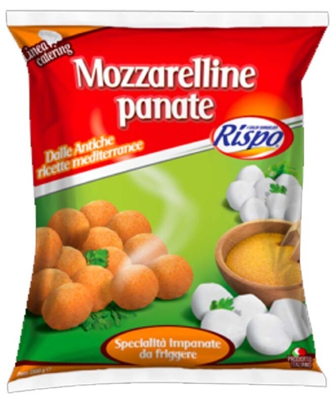 RISPO MOZZARELLE PANATE P FORNO GR 500 RISPO MOZZARELLE PANATE P FORNO GR 500
