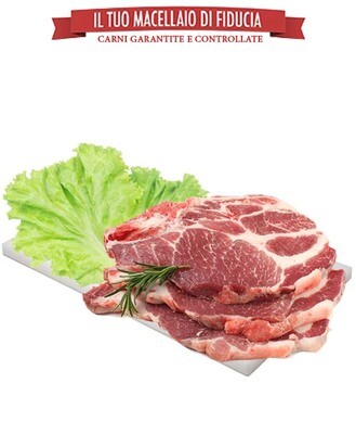 COPPA DEL COLLO SUINO CON OSSO A FETTE (conf. da gr 500 ca)