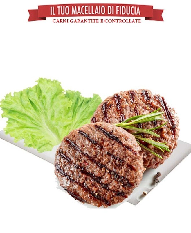 HAMBURGER BOVINO (pezzatura da gr 100 ca)