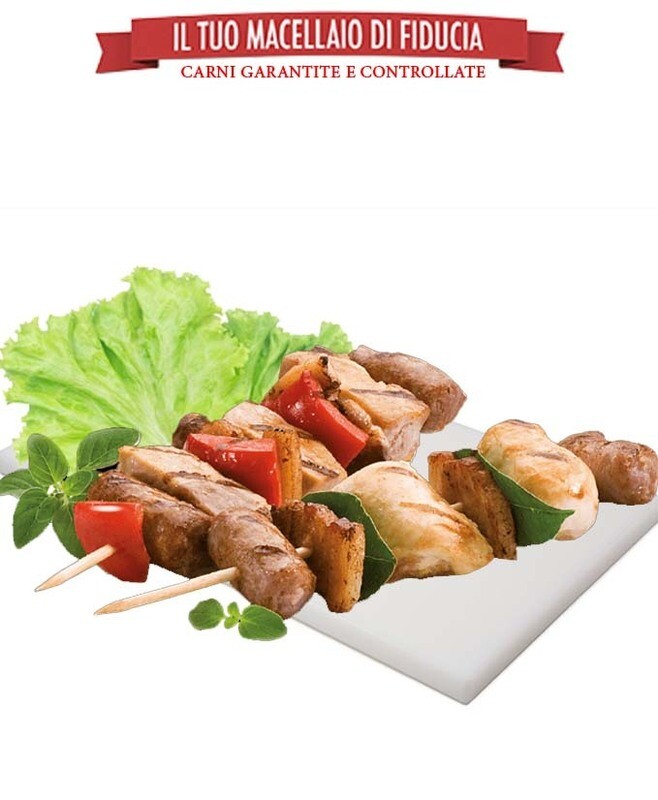 SPIEDINI DI CARNE PREPARATI (conf. da gr 500 ca)