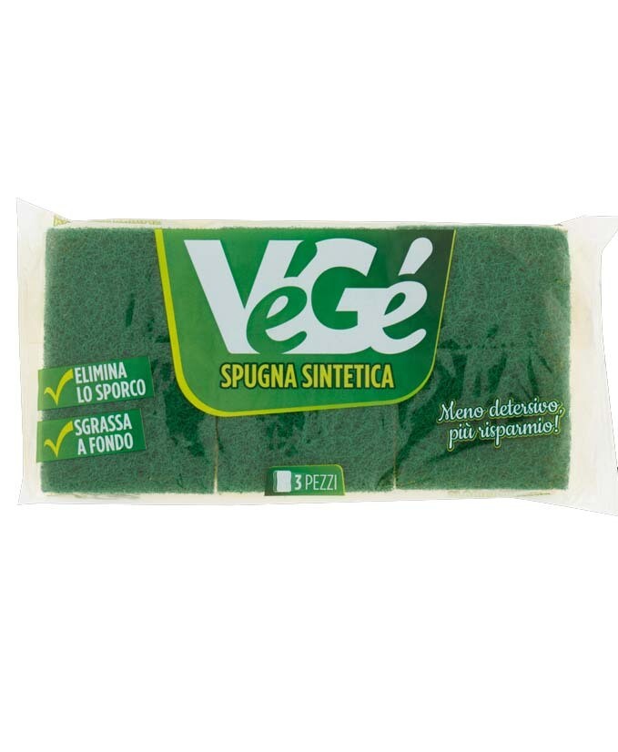 SPUGNA ABRASIVA 3 PZ VEGE 20 570814