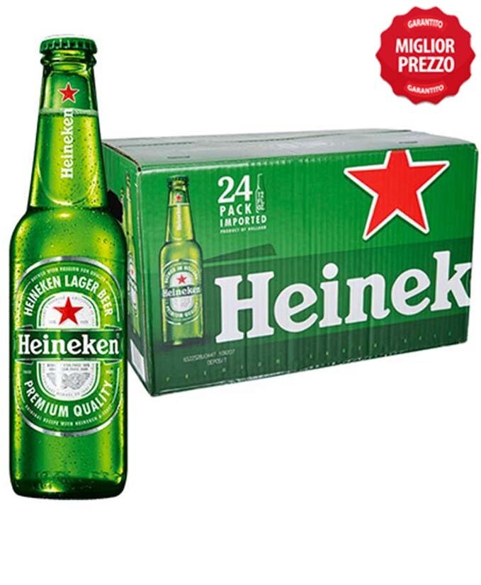 BIRRA HEINEKEN CASSA CL 33X24