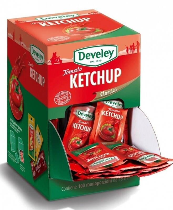 DEVELEY BUST,NE KETCHUP ML,15X100 DEVELEY BUST,NE KETCHUP ML,15X100