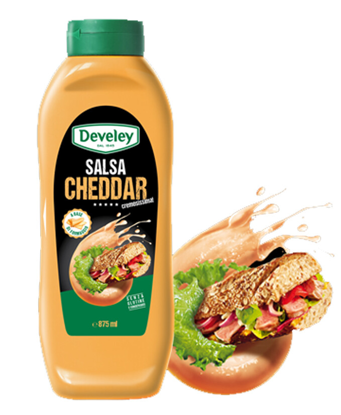 DEVELEY SQEEZE CHEDDAR ML 875