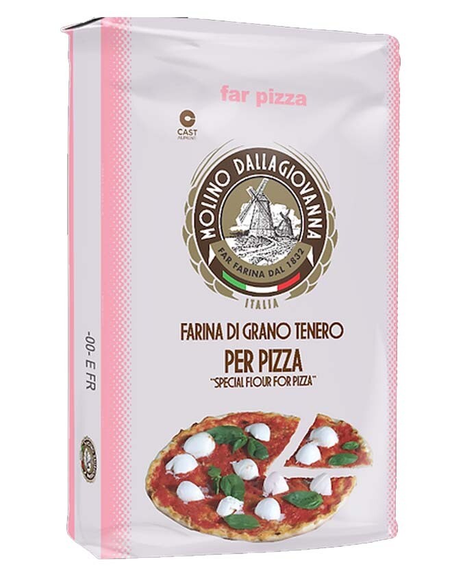-11785- FARINA MOLINO DALLA GIOVANNA E PIZZA 00  ROSA KG.25 W250
