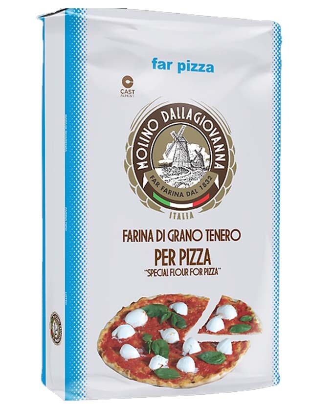 -11760- FARINA MOLINO DALLA GIOVANNA &quot;N PIZZA BLU&quot; 00 KG.25 W290