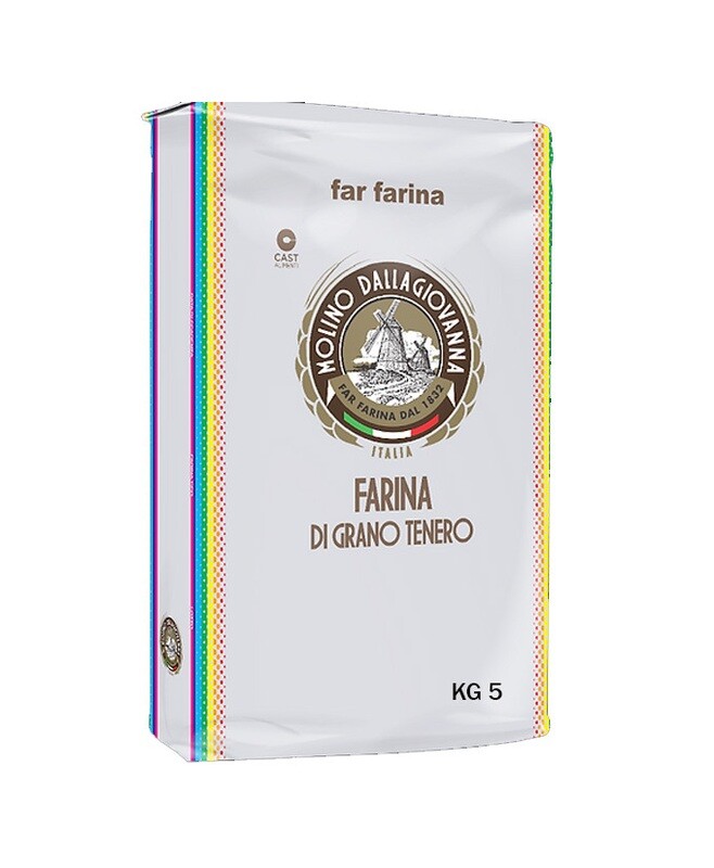 -11730- FARINA KG 5 MANITOBA MOLINO DALLA GIOVANNA W380 -11730- FARINA KG 5 MANITOBA MOLINO DALLA GIOVANNA W380