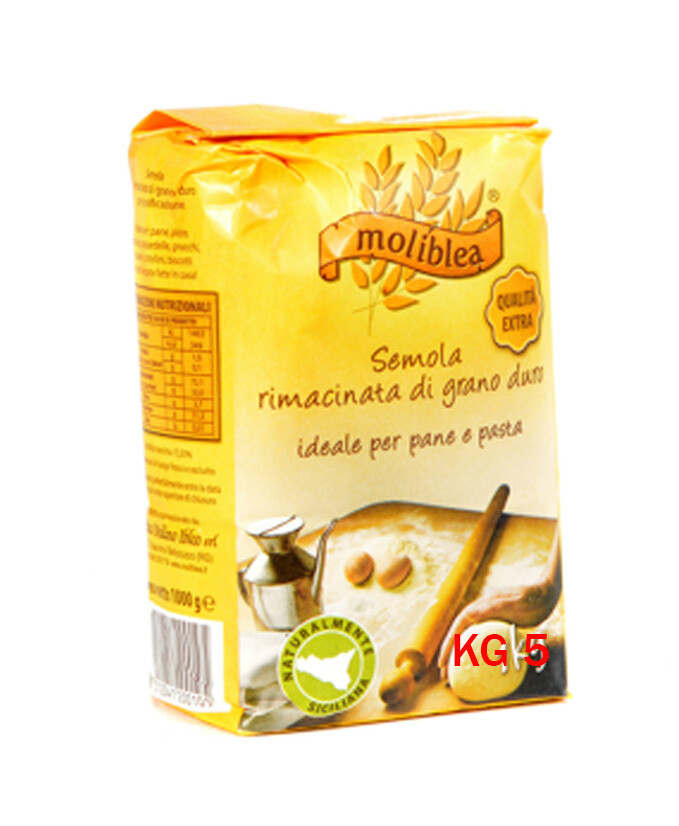 -11740- MOLIBLEA FARINA DI SEMOLA RIMAC GRANO DURO KG 5