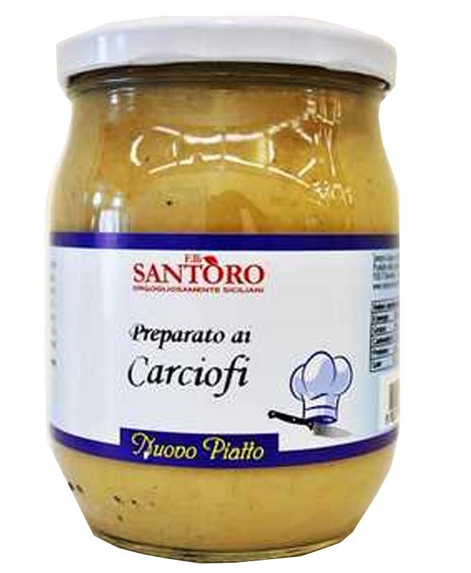 -1545- VEGET. NAT, CARCIOFI IN CREMA O/S ML 580 GR SANTORO