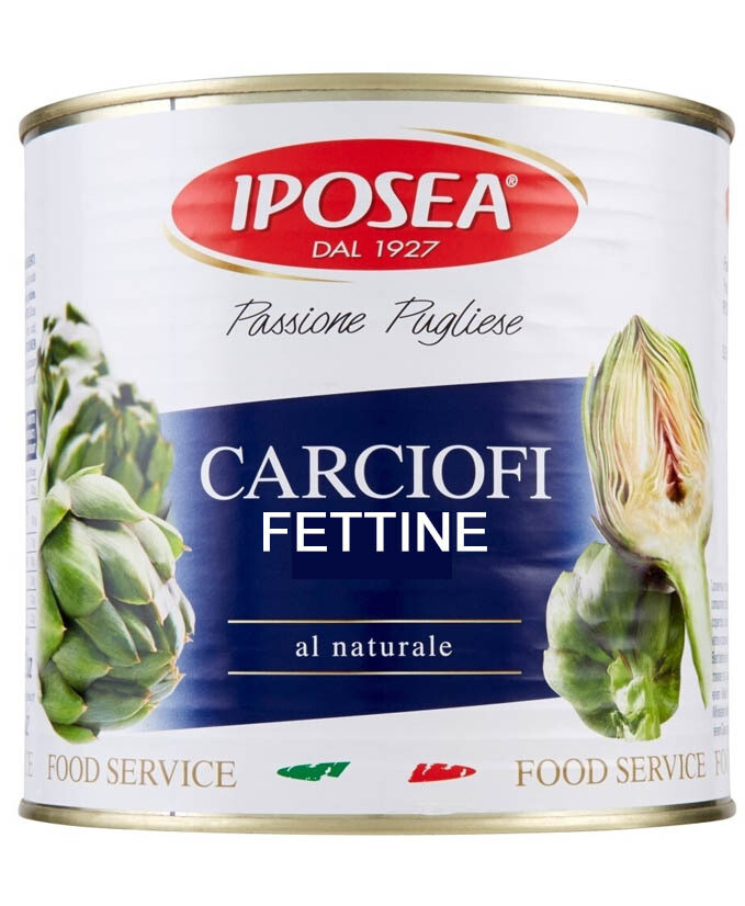 -1540- VEGET. NAT, CARCIOFI FETTINE AL NATURALE ML 2650 6 IPOSEA