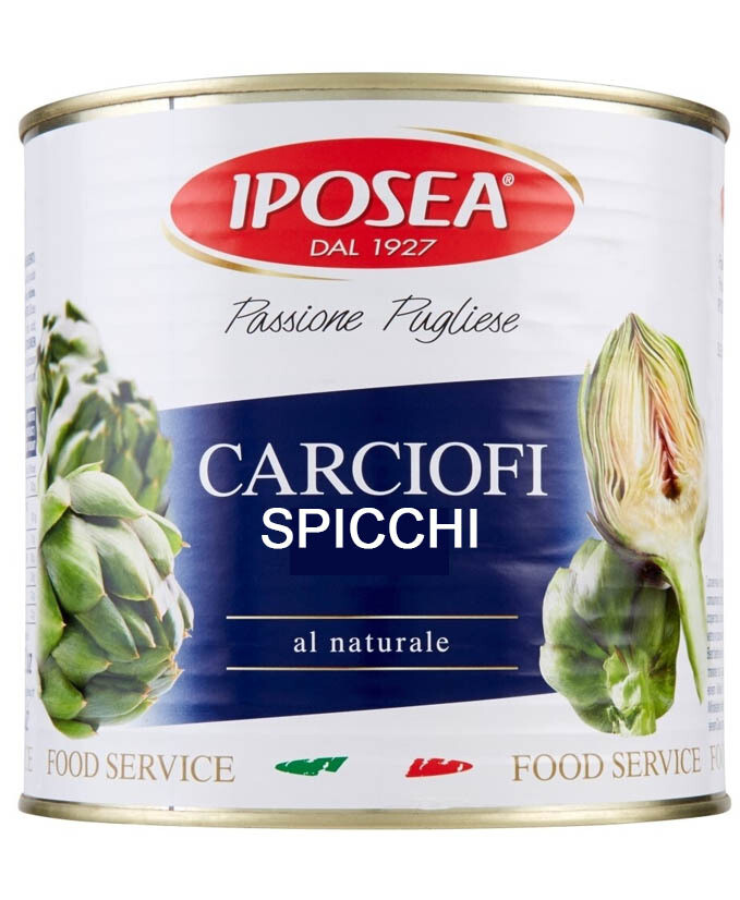 CARCIOFI SPICCHI AL NATUTALE  ML 2650 IPOSEA
