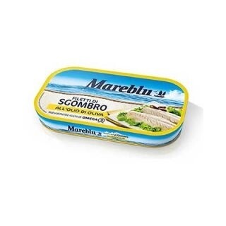 SGOMBRO MAREBLU IN OLIO OLIVA GR 90