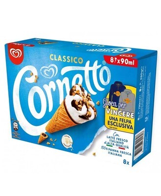 ALGIDA CORNETTO CLASSICO PZ 8 GR 480