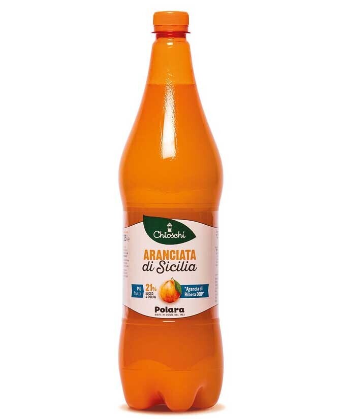 CHIOSCH POLARA ARANCIATA  PET LT 1 25 6