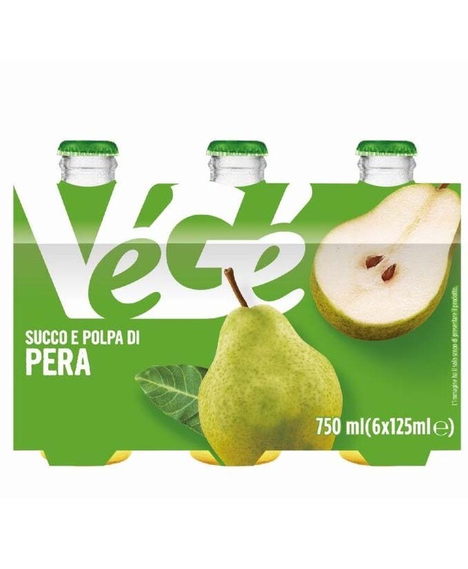 SUCCO BOTT. ML 125X6 VEGE PERA