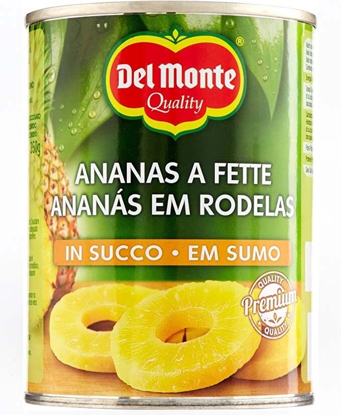 ANANAS A FETTE ALLO SCIROPPO LATTA GR.570 DELMONTE