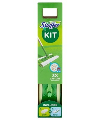 SWIFFER STARTER KIT RIC 8 PANNI 3 PANNI UMID