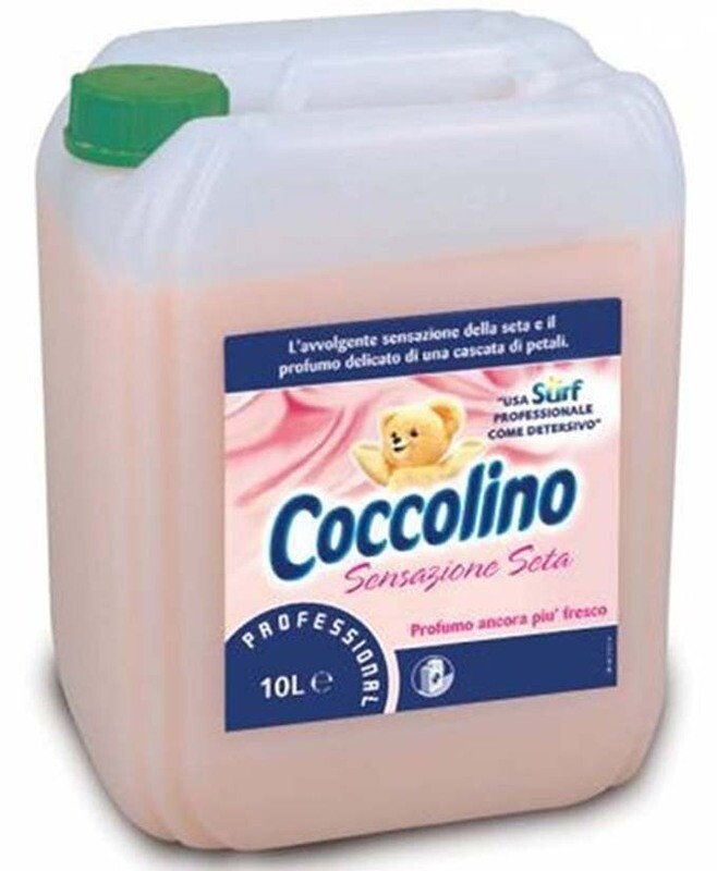 COCCOLINO SENSAZIONE SETA TANICA LT 10 COCCOLINO SENSAZIONE SETA TANICA LT 10