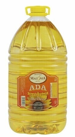 OLIO SEMI GIRASOLE ALTOLEICO PET LT.10(2) MADONIA