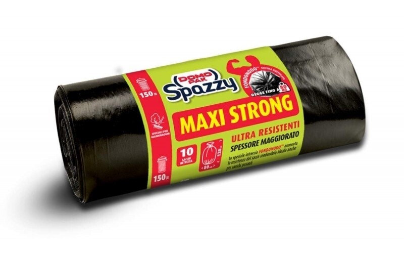 SACCO NERO ROTOLO MAXI STRONG DOMOPACK 150LT