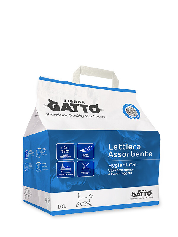 LETTIERA ASSORBIODORI SIG GATTO HIGIENE CAT 10 LT