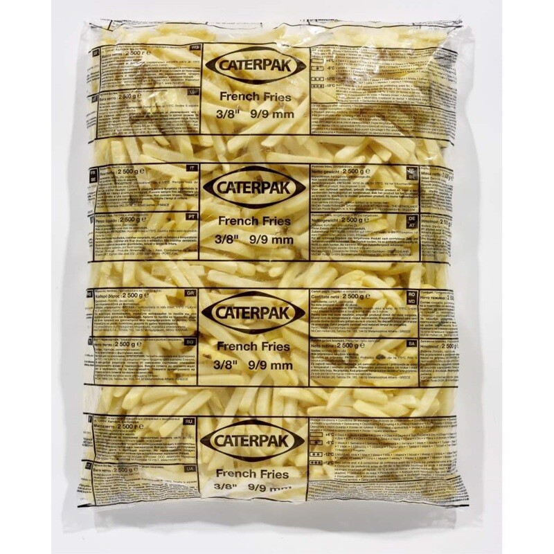 PATATE BASTONCINI 9X9 CATERPACK KG 2,5 PATATE BASTONCINI 9X9 CATERPACK KG 2,5