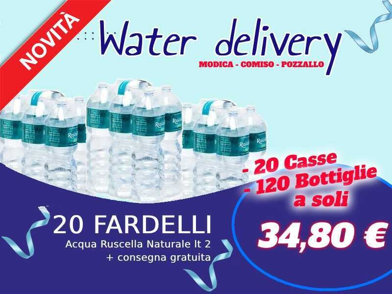 ACQUA RUSCELLA DA LT 2. N° 20 CASSE DA 6 BOTTIGLIE ACQUA RUSCELLA DA LT 2. N° 20 CASSE DA 6 BOTTIGLIE