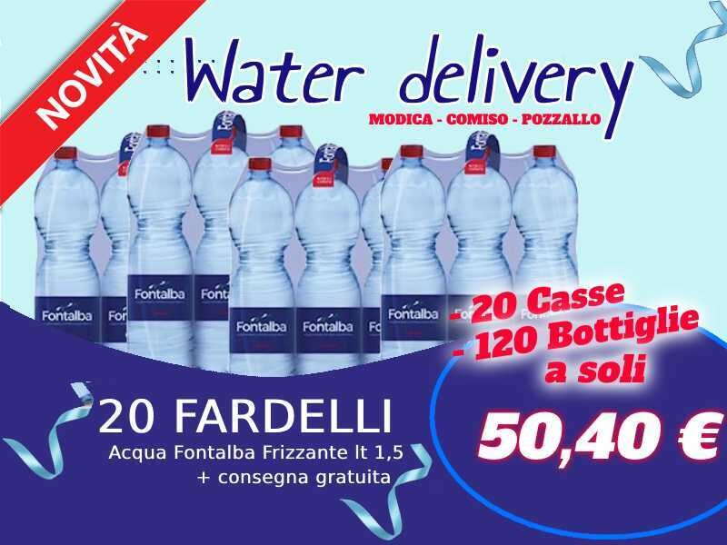 ACQUA FONTALBA FRIZZANTE DA LT 1.5. N° 20 CASSE DA 6 BOTTIGLIE