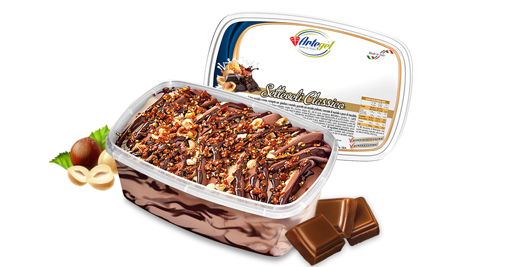 ARTEGEL GELATO CIOCCOLATO/NOCCIOLA/CAFFE KG 1