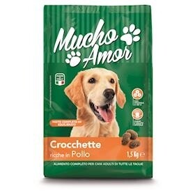 MUCHO AMOR CROCCHETTE CANE ADULTO POLLO KG1,5