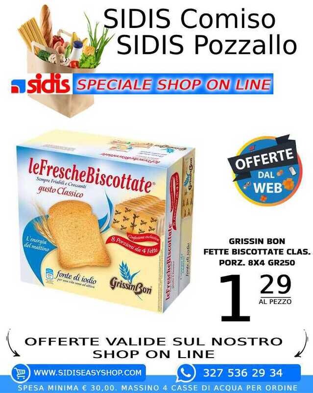 GRISSIN BON FETTE CLAS PORZ 8X4 GR250 12