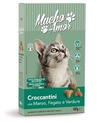 CROCCANTINI GATTO ADULT POL/FEG/VERD GR 400 MUCHO AMOR