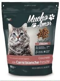 CROCCANTINI GATTO STERIL. CARNI BIANCHE GR 800 MUCHO AMOR